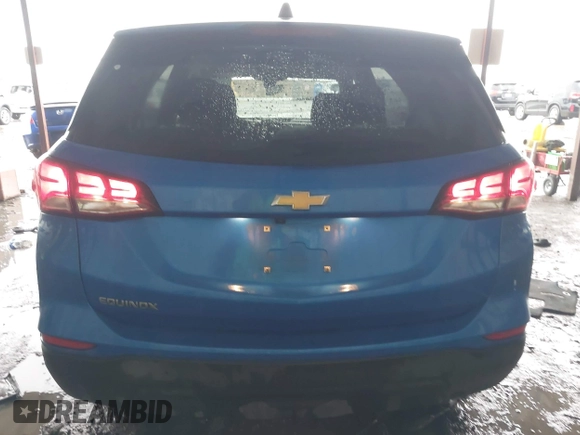 2024 Chevrolet Equinox LS with VIN 3GNAXHEG7RL123497, listed as a IAAI auction lot 42099988 with 43,777 mi miles and . Bid and sale history available at DreamBid. Image 16.