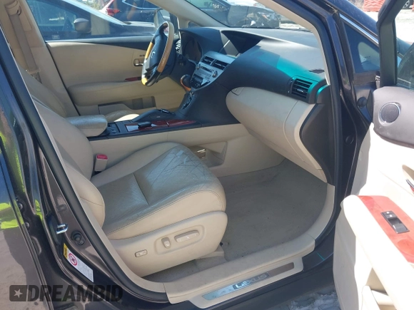 2010 Lexus RX 350 with VIN 2T2ZK1BA8AC031772, listed as a IAAI auction lot 41986113 with 215,318 mi miles. Bid and sale history available at carsss.com. Image 5.