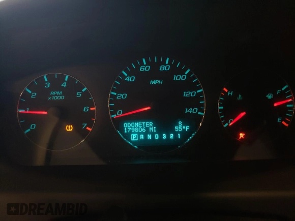 2010 Chevrolet Impala LT with VIN 2G1WB5EK2A1196002, listed as a Copart auction lot 53734795 with 179,806 mi miles and Salvage Title. Bid and sale history available at DreamBid. Image 9.