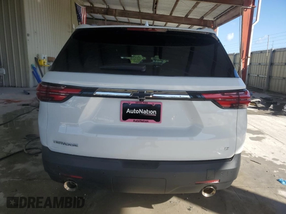 2023 Chevrolet Traverse LT Leather with VIN 1GNERHKWXPJ138314, listed as a Copart auction lot 87602995 with 14,504 mi miles and Non Repairable. Bid and sale history available at carsss.com. Image 6.