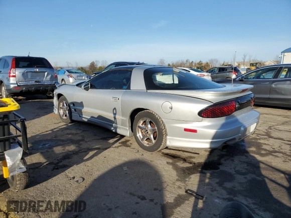 2000 Pontiac Firebird Firebird z VIN 2G2FS22K3Y2159513, wystawiony jako Copart lot #85164814 z przebiegiem 187 188 mil mil oraz Szkoda całkowita • Salvage title. Historia ofert i sprzedaży dostępna na DreamBid. Obrazek 2.