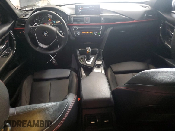 2015 BMW 3 Series 335i xDrive with VIN WBA3B9G53FNR93872, listed as a Copart auction lot 60105305 with 45,776 mi miles and Salvage title. Bid and sale history available at DreamBid. Image 8.