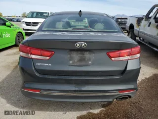 2016 Kia Optima LX with VIN 5XXGT4L34GG024801, listed as a Copart auction lot 51017585 with 109,071 mi miles and Salvage Title. Bid and sale history available at carsss.com. Image 6.