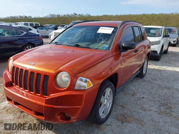 2008 Jeep Compass Sport with VIN 1J8FT47048D558171, listed as a IAAI auction lot 40563245 with 115,301 mi miles. Bid and sale history available at carsss.com. Image 2.
