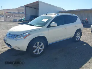 2007 Nissan Murano SL with VIN JN8AZ08WX7W602807, listed as a IAAI auction lot 41644942 with 240,236 mi miles and . Bid and sale history available at DreamBid. Image 2.