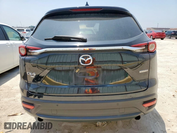 2022 Mazda CX-9 Touring Plus with VIN JM3TCBAY7N0611193, listed as a Copart auction lot 57575265 with 34,761 mi miles and Salvage title. Bid and sale history available at DreamBid. Image 6.