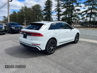 2019 Audi Q8 Premium Plus with VIN WA1EVAF17KD039090, listed as a Copart auction lot 53704905 with 79,894 mi miles and Clean Title. Bid and sale history available at carsss.com. Image 4.