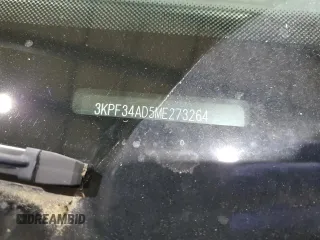 2021 Kia Forte GT-Line with VIN 3KPF34AD5ME273264, listed as a Copart auction lot 58869625 with 32,569 mi miles and Salvage title. Bid and sale history available at DreamBid. Image 12.
