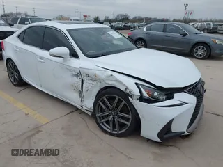 2019 Lexus IS 300 z VIN JTHC81D20K5034547, wystawiony jako IAAI lot #41552094 z przebiegiem 66 219 mil mil oraz . Historia ofert i sprzedaży dostępna na DreamBid. Obrazek 1.