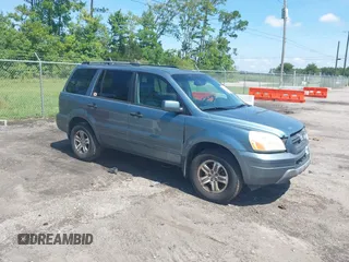 2005 Honda Pilot EX-L с VIN 2HKYF18515H503182, выставлен на аукционе IAAI как лот 42722888 с пробегом 189 698 миль миль и . История ставок и продаж доступна на DreamBid. Изображение 1.