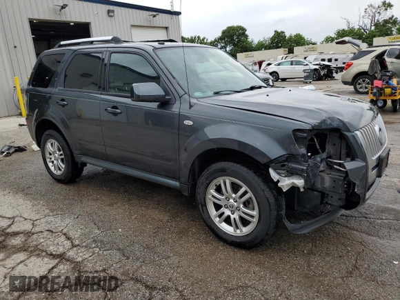 2009 Mercury Mariner Premier with VIN 4M2CU877X9KJ17955, listed as a Copart auction lot 56878845 with 165,626 mi miles and Salvage title. Bid and sale history available at DreamBid. Image 4.