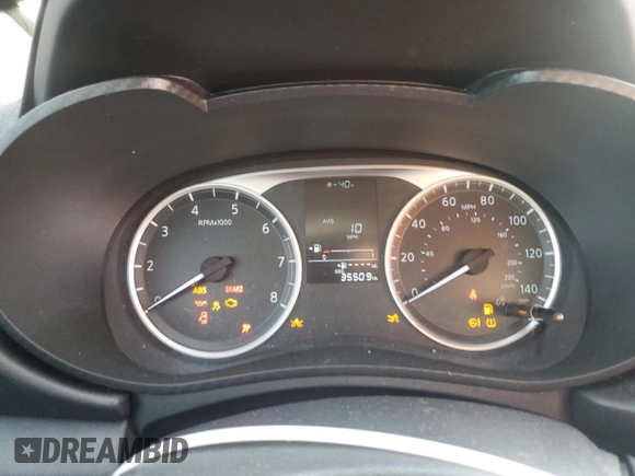 2024 Nissan Versa S with VIN 3N1CN8DV2RL819291, listed as a Copart auction lot 49752265 with 35,509 mi miles and Salvage Title. Bid and sale history available at DreamBid. Image 9.