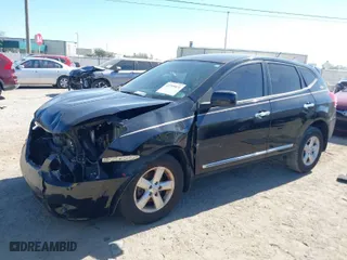 2013 Nissan Rogue S with VIN JN8AS5MT9DW515599, listed as a IAAI auction lot 41755971 with 132,852 mi miles. Bid and sale history available at carsss.com. Image 2.