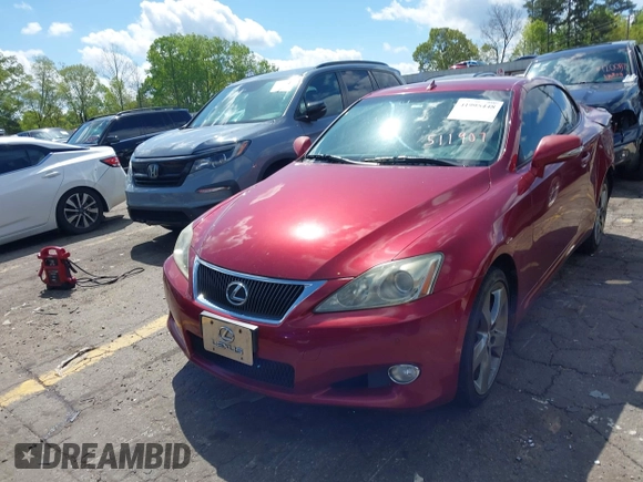 2010 Lexus IS 250 C z VIN JTHFF2C29A2511907, wystawiony jako IAAI lot #41995448 z przebiegiem 206 000 mil mil oraz . Historia ofert i sprzedaży dostępna na DreamBid. Obrazek 2.
