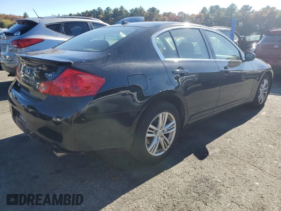 2015 Infiniti Q40 with VIN JN1CV6AR3FM522883, listed as a Copart auction lot 77555294 with 124,449 mi miles and Salvage Title. Bid and sale history available at carsss.com. Image 3.
