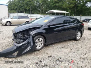 2016 Hyundai Elantra SE with VIN 5NPDH4AEXGH771039, listed as a Copart auction lot 62322335 with Not provided miles and Salvage title. Bid and sale history available at DreamBid. Image 1.