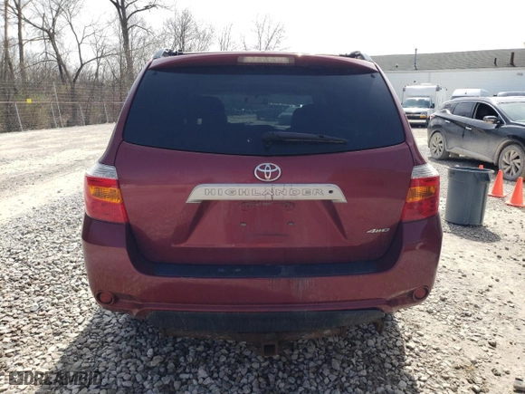 2010 Toyota Highlander SE with VIN 5TDJK3EHXAS036906, listed as a Copart auction lot 50785785 with 205,576 mi miles and Salvage Title. Bid and sale history available at carsss.com. Image 6.