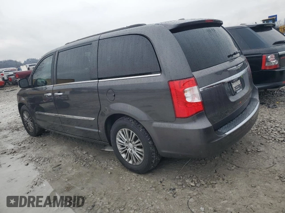 2015 Chrysler Town & Country Touring-L with VIN 2C4RC1CG4FR506913, listed as a Copart auction lot 82864954 with 104,778 mi miles and Salvage Title. Bid and sale history available at carsss.com. Image 2.