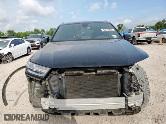 2019 Audi Q7 Premium with VIN WA1AHAF74KD022371, listed as a Copart auction lot 57596815 with 140,650 mi miles and Salvage title. Bid and sale history available at DreamBid. Image 5.