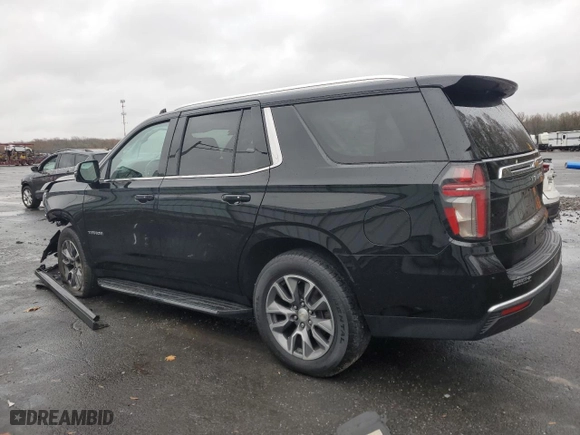 2022 Chevrolet Tahoe LT with VIN 1GNSKNKD4NR327818, listed as a Copart auction lot 81454344 with 46,557 mi miles and Salvage Title. Bid and sale history available at carsss.com. Image 2.