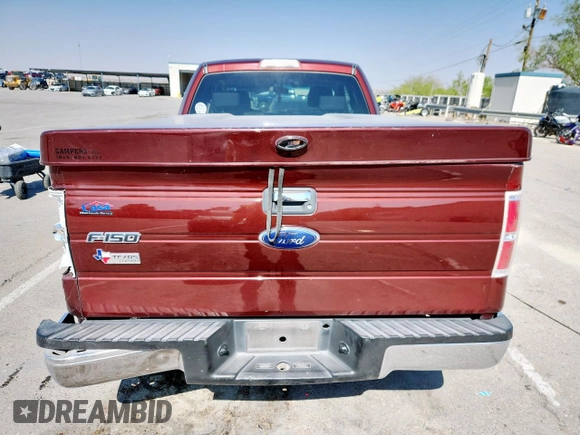 2009 Ford F-150 STX with VIN 1FTRX12819FA12244, listed as a Copart auction lot 58618995 with 136,773 mi miles and Salvage title. Bid and sale history available at DreamBid. Image 6.