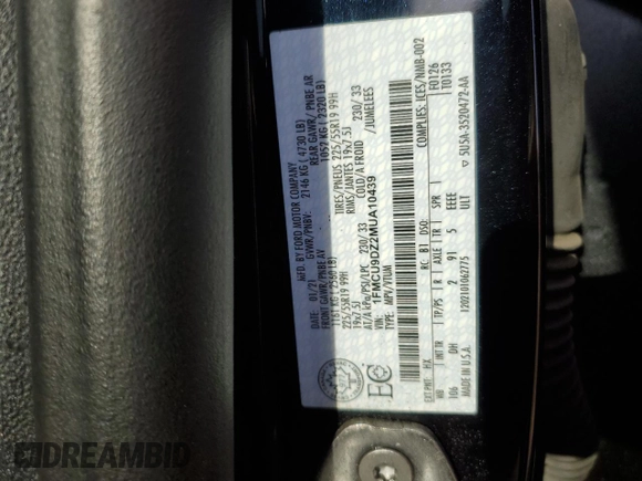 2021 Ford Escape Titanium Hybrid с VIN 1FMCU9DZ2MUA10439, выставлен на аукционе Copart как лот 58440785 с пробегом 84 803 миль миль и Списание • Salvage title. История ставок и продаж доступна на DreamBid. Изображение 14.