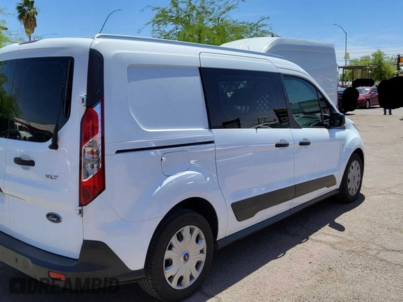 2020 Ford Transit Connect XLT with VIN NM0LS7F24L1481133, listed as a Copart auction lot 57135745 with 97,962 mi miles and Clean title. Bid and sale history available at DreamBid. Image 4.