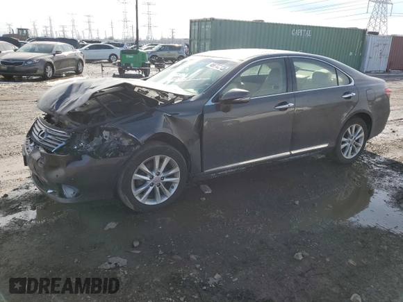 2011 Lexus ES with VIN JTHBK1EG2B2467537, listed as a Copart auction lot 46678245 with Not Provided miles and Salvage Title. Bid and sale history available at carsss.com. Image 1.