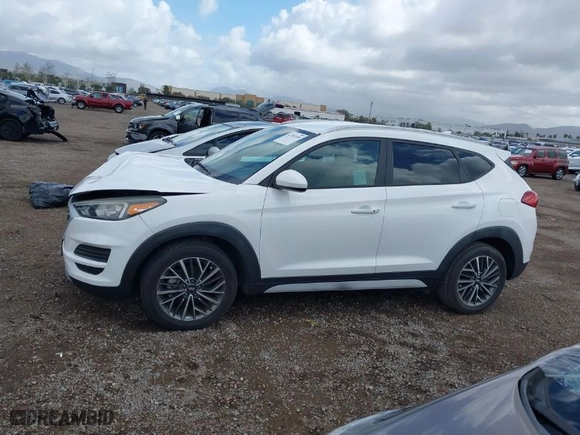 2020 Hyundai Tucson SEL with VIN KM8J33AL2LU106402, listed as a IAAI auction lot 41702309 with 31,591 mi miles. Bid and sale history available at carsss.com. Image 15.