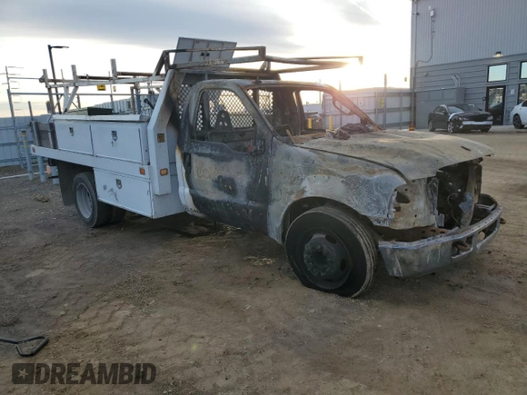 2005 Ford F-450 with VIN 1FDXF46P25EC89025, listed as a Copart auction lot 87081574 with Not provided miles and Non repairable. Bid and sale history available at DreamBid. Image 4.