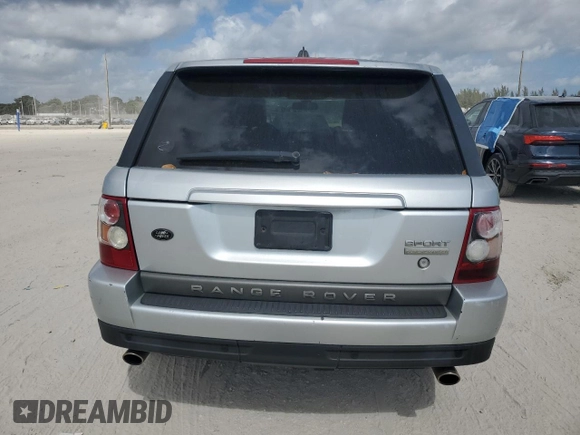 2008 Land Rover Range Rover Sport SC with VIN SALSH23428A159922, listed as a Copart auction lot 45232415 with 195,220 mi miles and Clean Title. Bid and sale history available at carsss.com. Image 6.