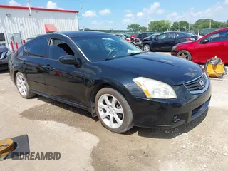 2008 Nissan Maxima SE with VIN 1N4BA41EX8C810663, listed as a IAAI auction lot 42722542 with Not provided miles and . Bid and sale history available at DreamBid. Image 1.