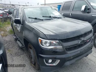 2019 Chevrolet Colorado 4WD Z71 with VIN 1GCGTDEN5K1289956, listed as a IAAI auction lot 41729406 with 60,887 mi miles. Bid and sale history available at carsss.com. Image 1.