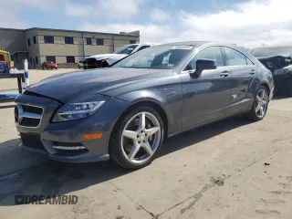 2013 Mercedes-Benz CLS-Class CLS 550 with VIN WDDLJ7DB9DA065966, listed as a Copart auction lot 46363545 with 54,850 mi miles and Salvage Title. Bid and sale history available at carsss.com. Image 1.