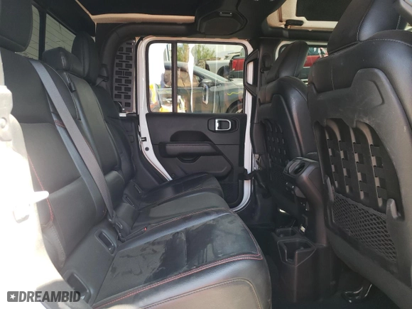2020 Jeep Gladiator Rubicon with VIN 1C6JJTBG3LL138767, listed as a Copart auction lot 58490974 with 48,542 mi miles and Salvage Title. Bid and sale history available at carsss.com. Image 10.