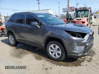 2019 Toyota RAV4 LE with VIN JTMF1RFV6KD503302, listed as a Copart auction lot 62384955 with 77,703 mi miles and Salvage title. Bid and sale history available at DreamBid. Image 4.
