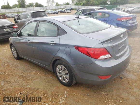 2017 Hyundai Accent SE with VIN KMHCT4AE7HU353826, listed as a Copart auction lot 52631383 with 105,019 mi miles. Bid and sale history available at carsss.com. Image 2.