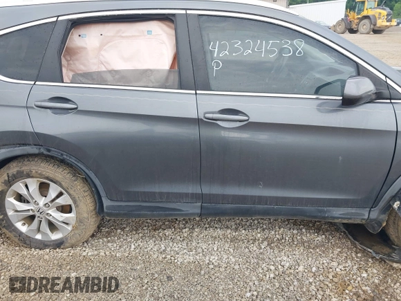 2013 Honda CR-V EX-L z VIN 2HKRM4H74DH632299, wystawiony jako IAAI lot #42324538 z przebiegiem 184 173 mil mil oraz . Historia ofert i sprzedaży dostępna na DreamBid. Obrazek 14.