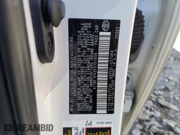 2015 Toyota Camry XLE with VIN 4T1BF1FK2FU101656, listed as a Copart auction lot 48181125 with 115,453 mi miles and Salvage Title. Bid and sale history available at carsss.com. Image 12.