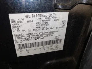 2008 Ford Edge SEL z VIN 2FMDK38CX8BA67643, wystawiony jako IAAI lot #42309257 z przebiegiem 177 588 mil mil oraz . Historia ofert i sprzedaży dostępna na DreamBid. Obrazek 9.