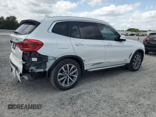 2018 BMW X3 xDrive30i with VIN 5UXTR9C57JLD57904, listed as a Copart auction lot 53699985 with 75,798 mi miles and Salvage Title. Bid and sale history available at DreamBid. Image 3.