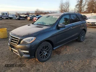 2014 Mercedes-Benz M 350 with VIN 4JGDA2EB4EA424086, listed as a Copart auction lot 48661845 with 131,818 mi miles and Salvage Title. Bid and sale history available at DreamBid. Image 1.
