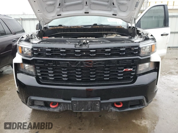 2022 Chevrolet Silverado 1500 Custom Trail Boss with VIN 1GCPYCEK8NZ174114, listed as a Copart auction lot 47652855 with 71,851 mi miles and Salvage Title. Bid and sale history available at DreamBid. Image 13.