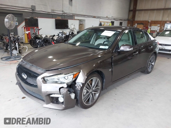 2014 Infiniti Q50 Sport with VIN JN1BV7AR5EM694526, listed as a IAAI auction lot 42782010 with 145,152 mi miles and . Bid and sale history available at DreamBid. Image 22.