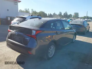 2022 Toyota Prius L Eco with VIN JTDKAMFU0N3173997, listed as a IAAI auction lot 42182489 with 41,220 mi miles and . Bid and sale history available at DreamBid. Image 4.