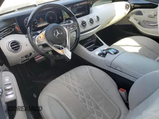 2019 Mercedes-Benz S-Class S 560 with VIN WDDXK8DB7KA040243, listed as a Copart auction lot 87392844 with 21,284 mi miles and Salvage Title. Bid and sale history available at carsss.com. Image 8.