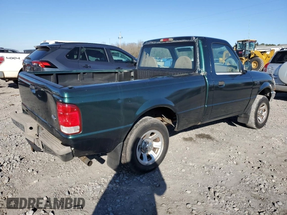 2000 Ford Ranger XL with VIN 1FTYR10V2YPA68278, listed as a Copart auction lot 46210825 with 166,183 mi miles and Salvage Title. Bid and sale history available at carsss.com. Image 3.