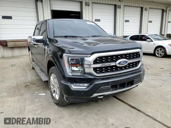 2022 Ford F-150 XL with VIN 1FTFW1EDXNFA24966, listed as a Copart auction lot 49545105 with 33,704 mi miles and Salvage Title. Bid and sale history available at DreamBid. Image 11.