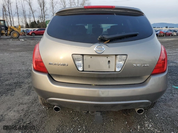 2004 Nissan Murano SL with VIN JN8AZ08W34W338969, listed as a Copart auction lot 84219634 with 0 mi miles and Salvage Title. Bid and sale history available at carsss.com. Image 6.