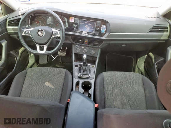 2019 Volkswagen Jetta S with VIN 3VWC57BU9KM055177, listed as a Copart auction lot 57870385 with 51,064 mi miles and Salvage title. Bid and sale history available at DreamBid. Image 8.